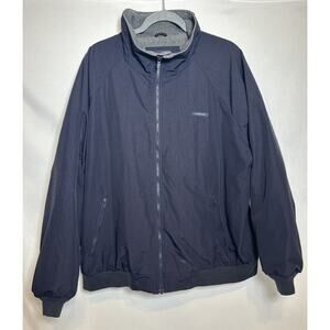 Lands End Men’s Soft Shell Navy Blue Size XL